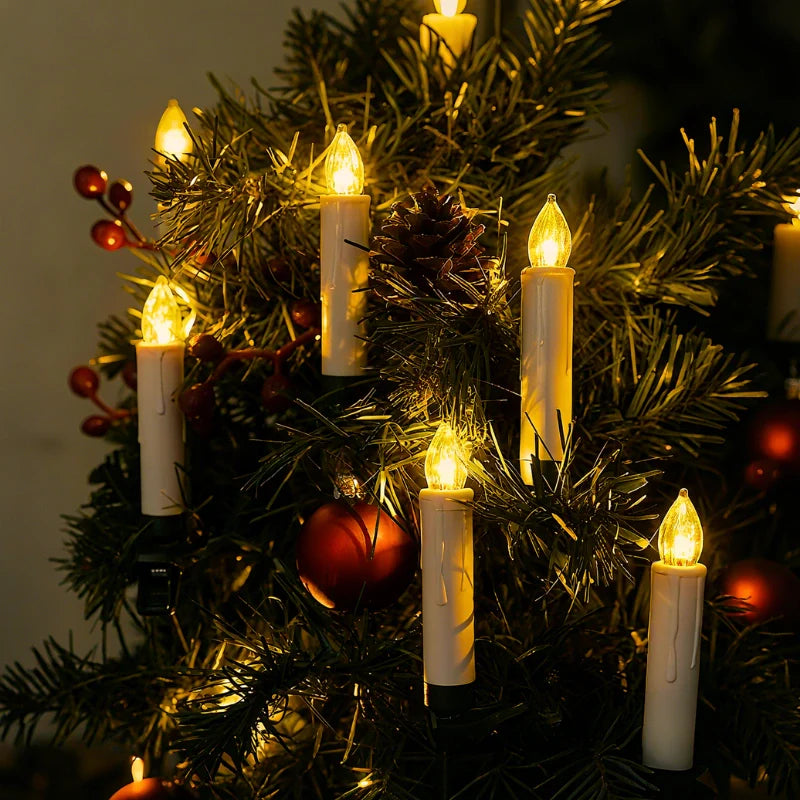 Velas Navideñas con Clip Inalámbricas - Lumia Estudio