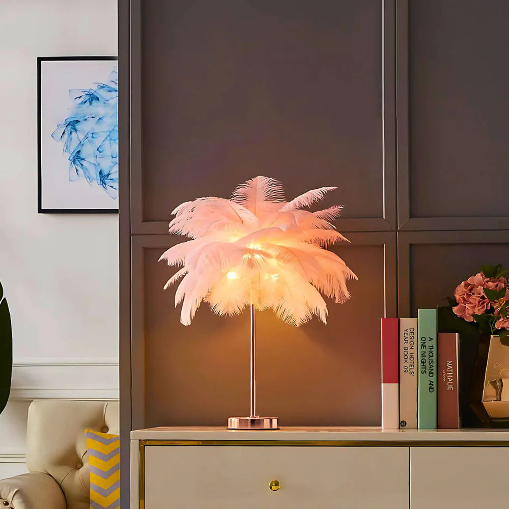 Palmera de Plumas Luminosa - Lumia Estudio