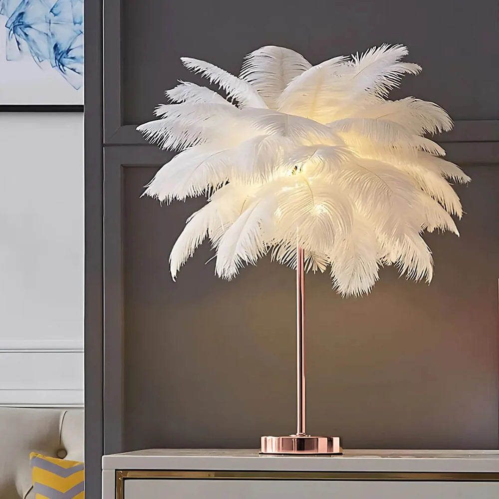 Palmera de Plumas Luminosa - Lumia Estudio