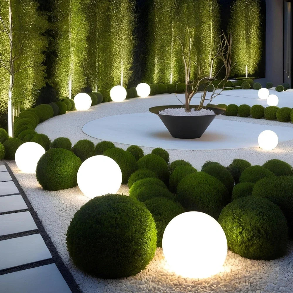 Esfera Luminosa de Jardín - Lumia Estudio
