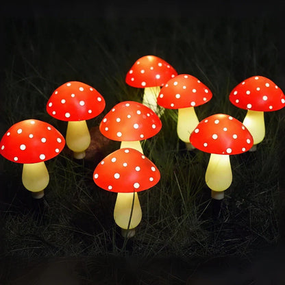 MoonlitMushrooms™ Setas Solares de Jardín - Lumia Estudio