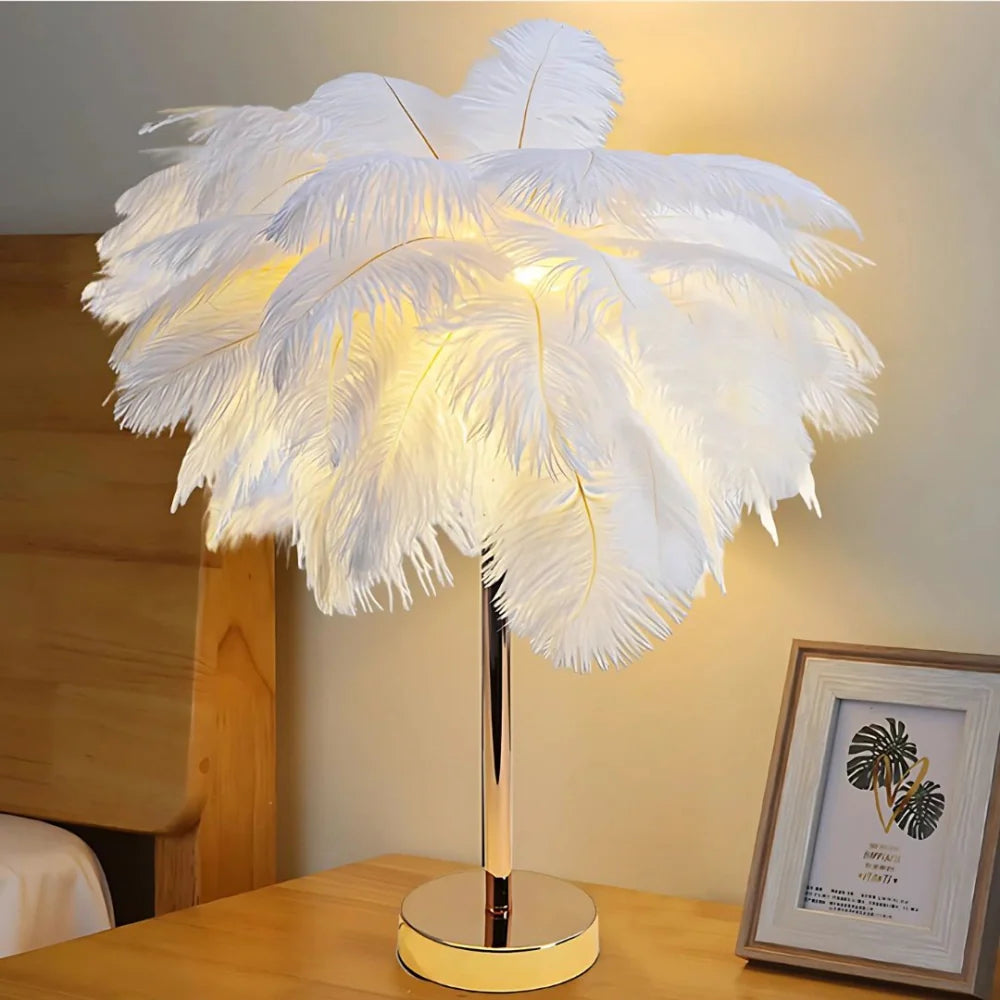 Palmera de Plumas Luminosa - Lumia Estudio
