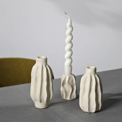 SculptForm™ Portavelas Escultórico - Lumia Estudio