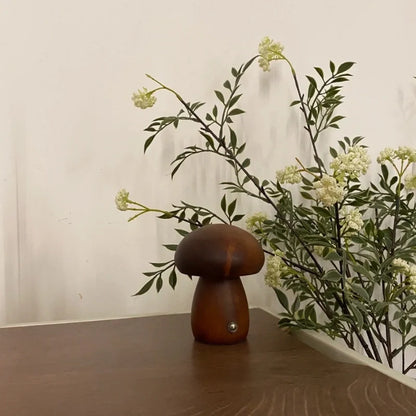 Lumishroom™ Lámpara Seta de Madera - Lumia Estudio