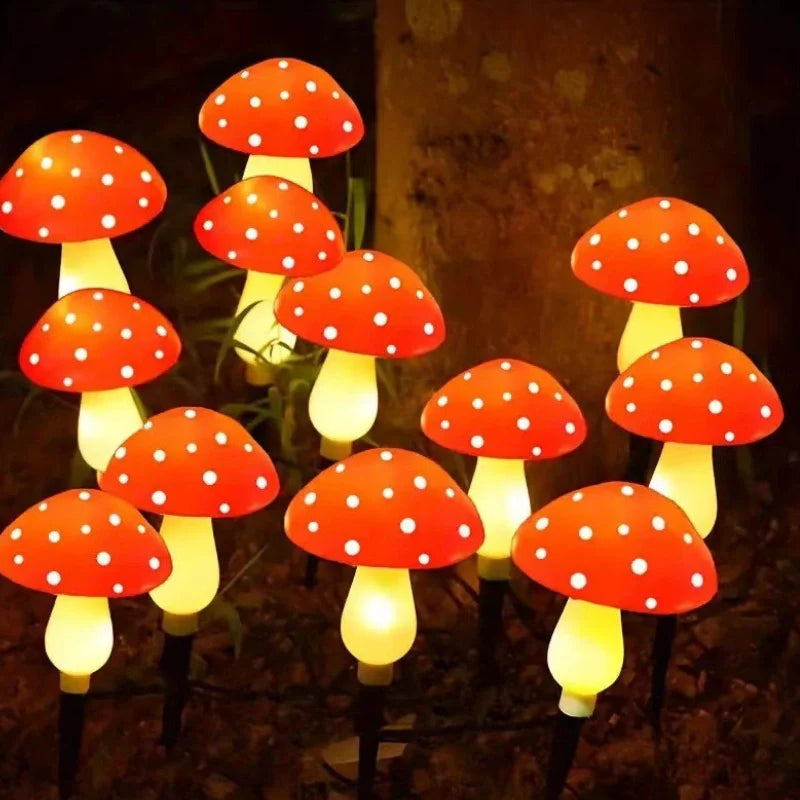 MoonlitMushrooms™ Setas Solares de Jardín - Lumia Estudio