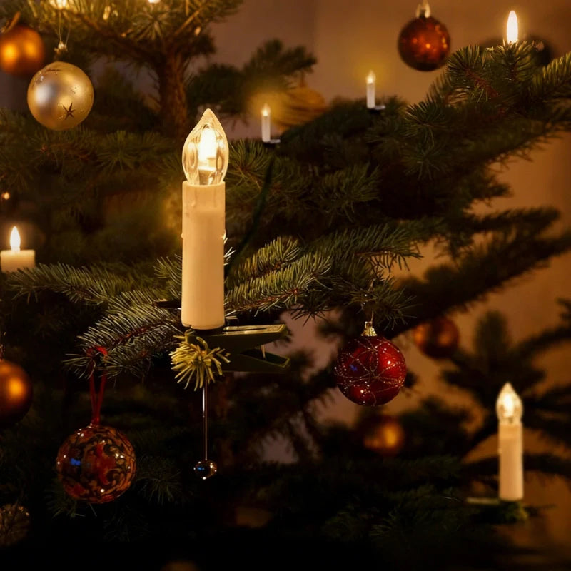 Velas Navideñas con Clip Inalámbricas - Lumia Estudio
