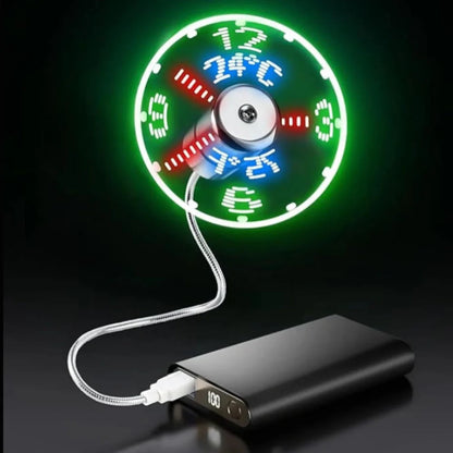 TimeGlow™ Ventilador Reloj - Lumia Estudio