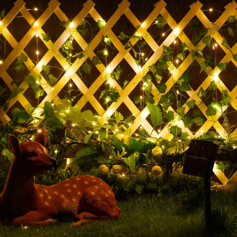 Guirnalda Botánica Luminosa - Lumia Estudio