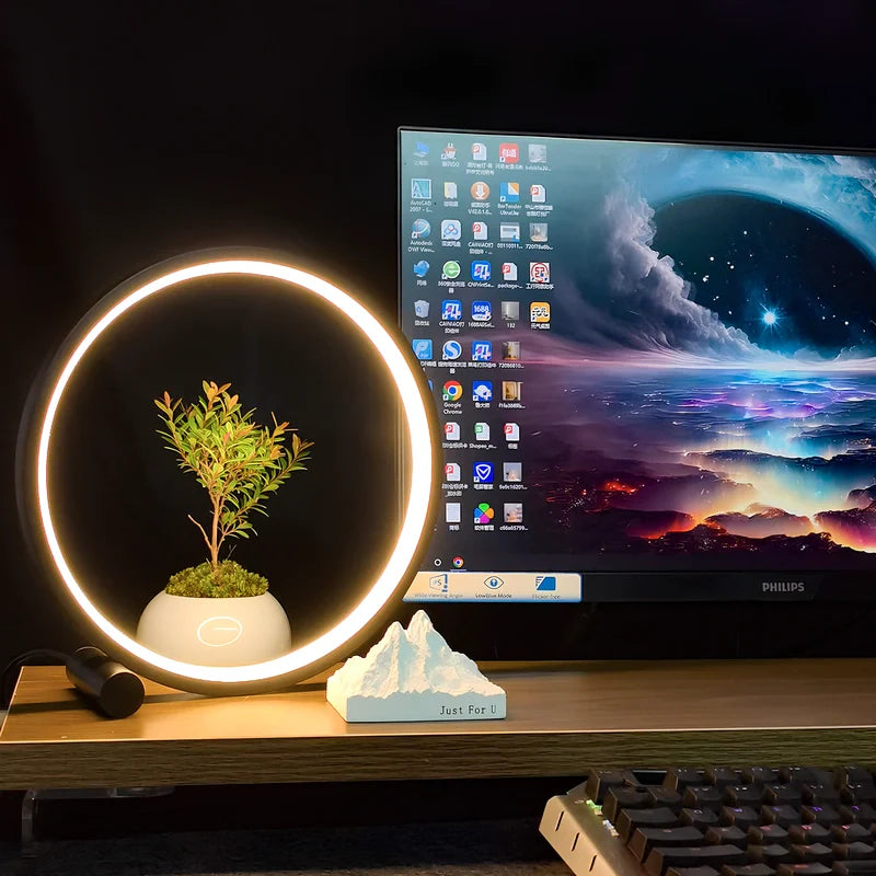 Halo Lámpara de Mesita de Noche - Lumia Estudio
