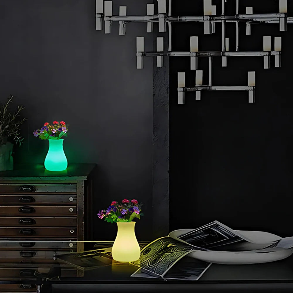 FloraGlow™ Jarrón Luminoso - Lumia Estudio