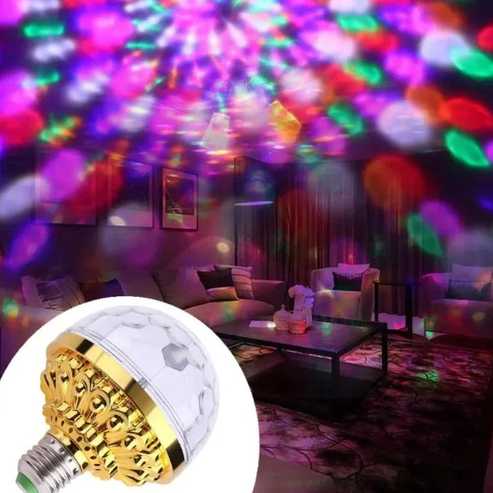 DiscoFlare™ Bombilla Giratoria Disco - Lumia Estudio
