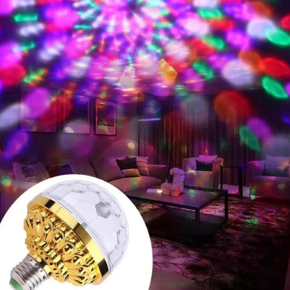 DiscoFlare™ Bombilla Giratoria Disco - Lumia Estudio