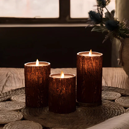 Velas Bloque Sin Llama - Lumia Estudio