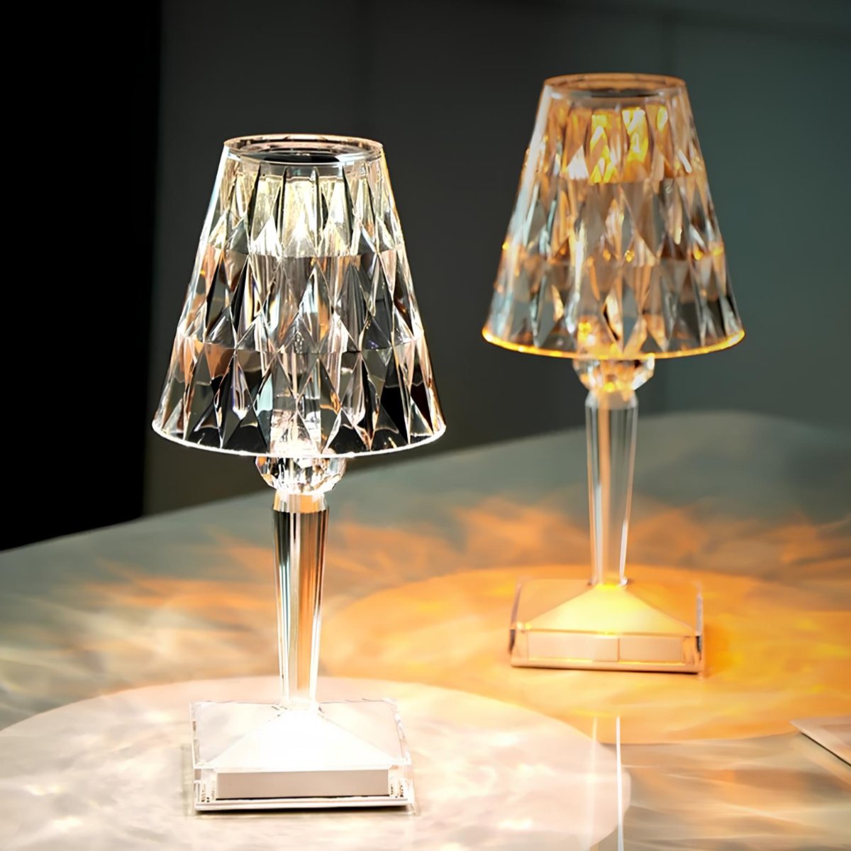Lámpara de Cristal Brillante - Lumia Estudio