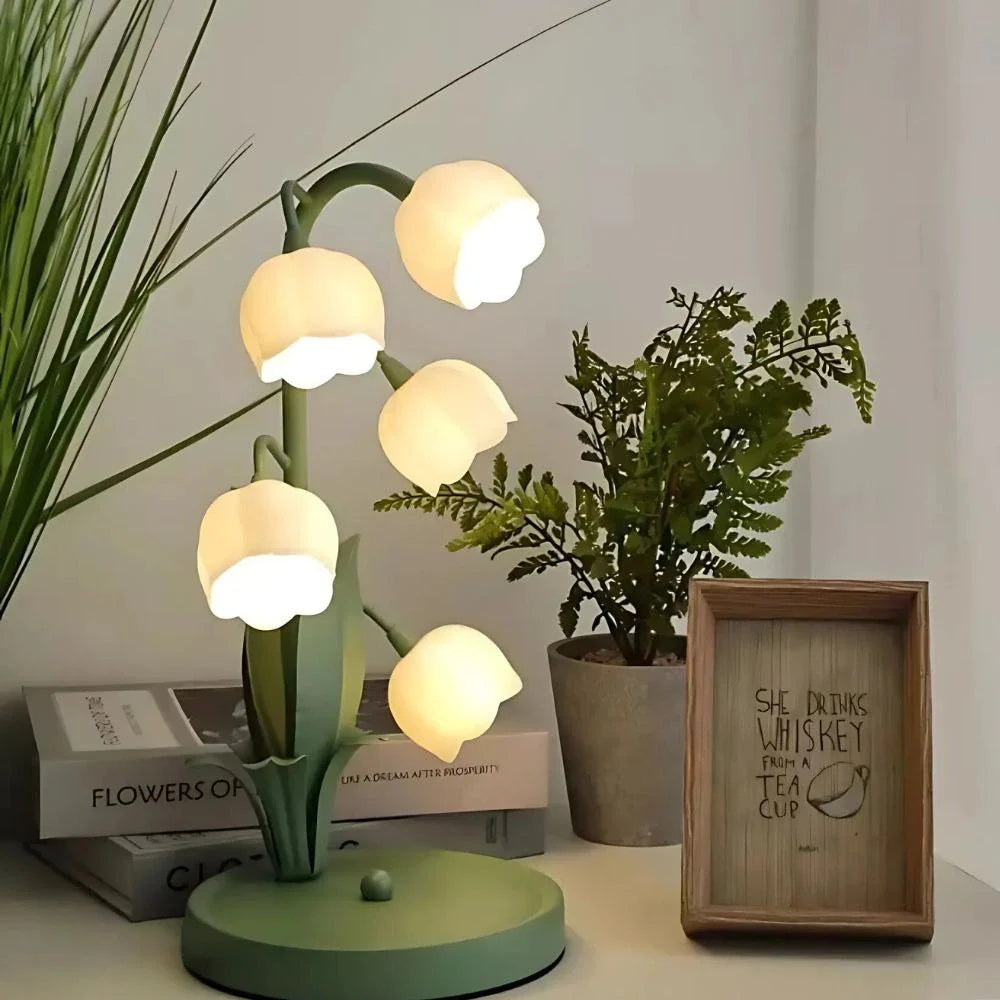 Lámpara Orquídea Campana - Lumia Estudio