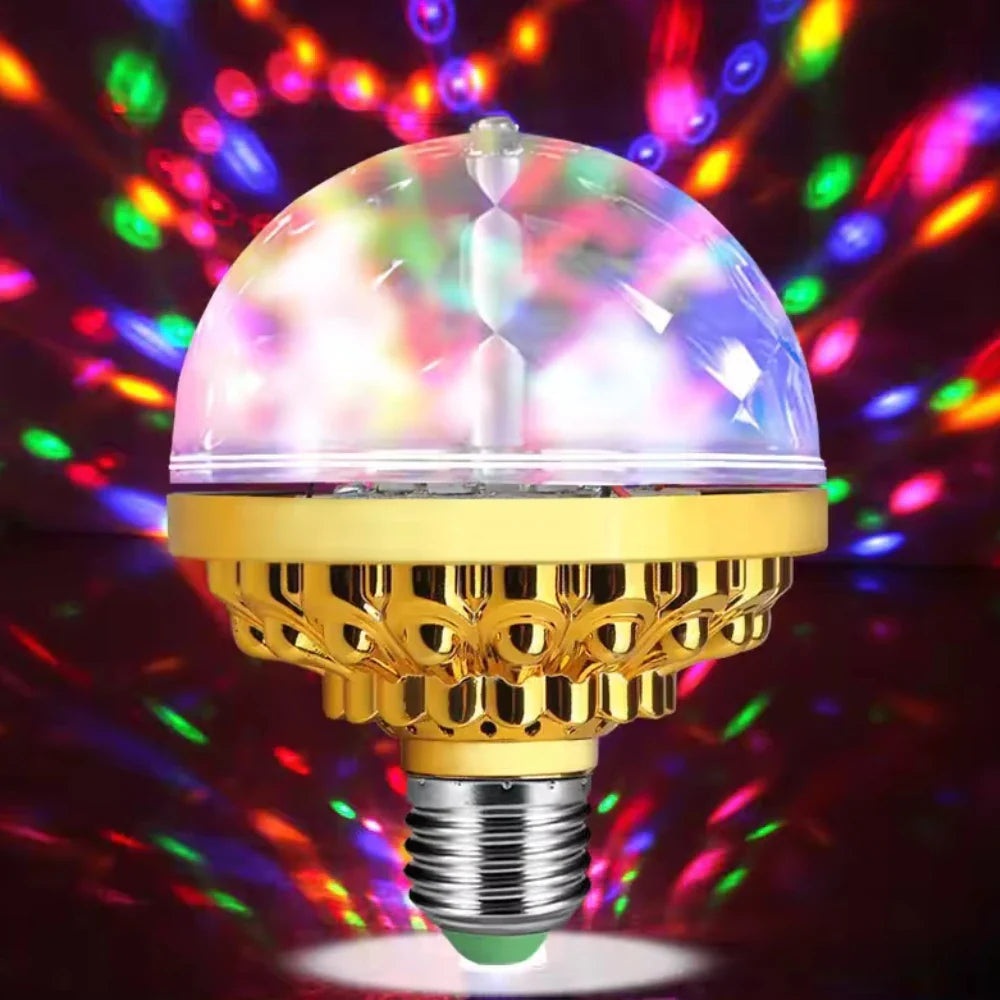 DiscoFlare™ Bombilla Giratoria Disco - Lumia Estudio