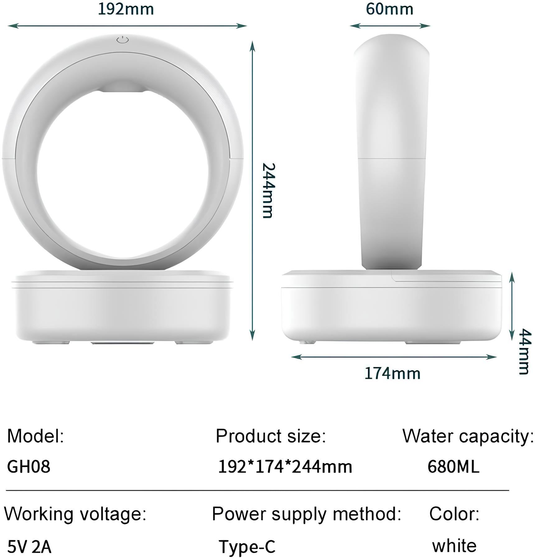 Levita™ Humidificador Antigravedad - Lumia Estudio
