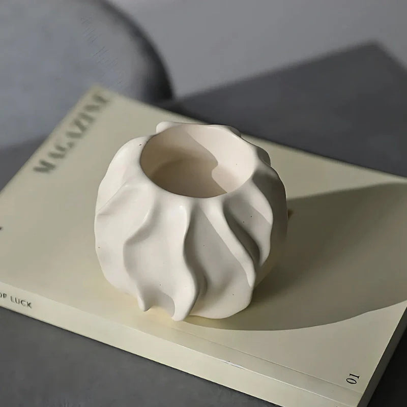 SculptForm™ Portavelas Escultórico - Lumia Estudio