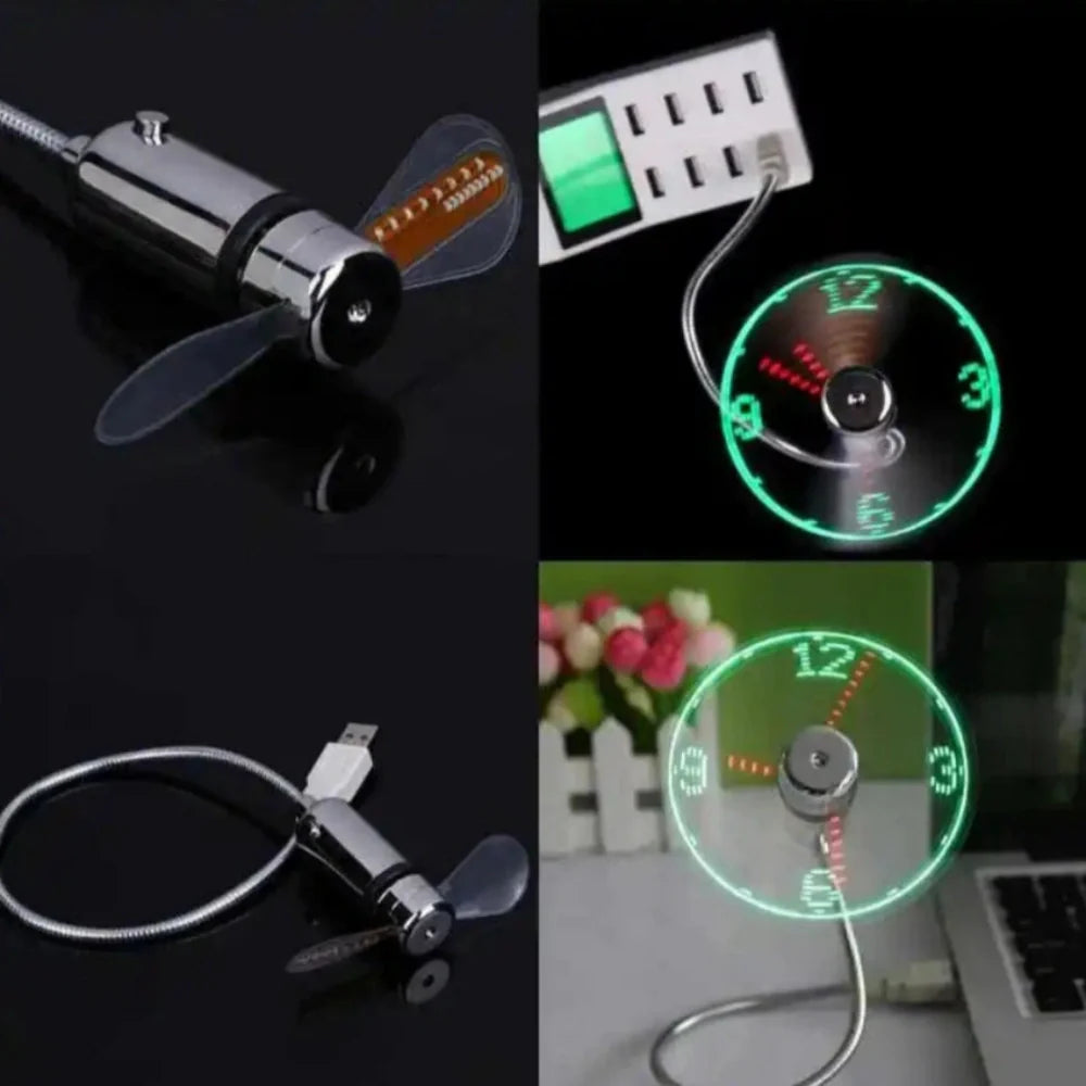 TimeGlow™ Ventilador Reloj - Lumia Estudio