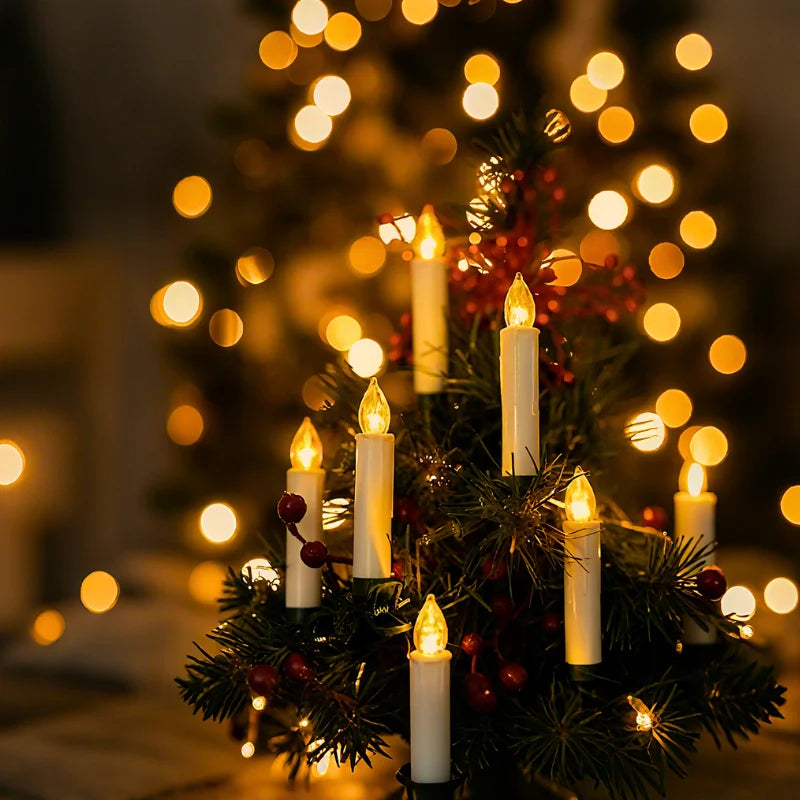 Velas Navideñas con Clip Inalámbricas - Lumia Estudio
