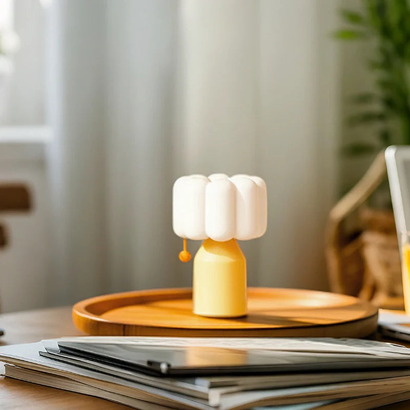 PuffGlow™ Lámpara de Mesa - Lumia Estudio
