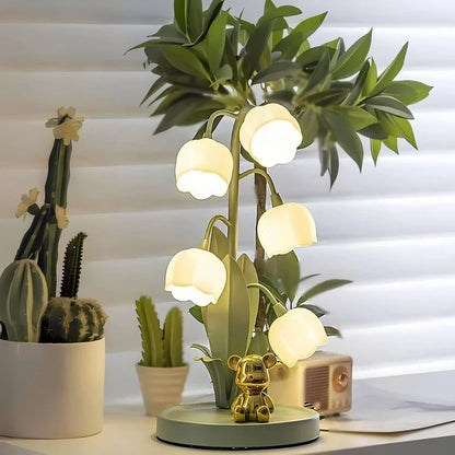 Lámpara Orquídea Campana - Lumia Estudio