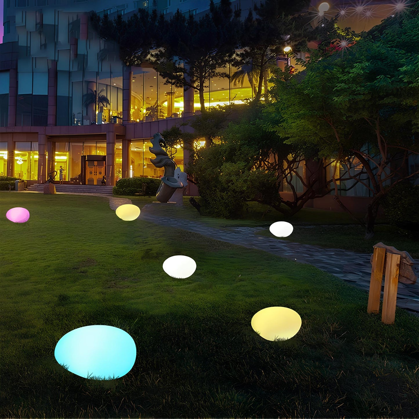 Luz de Jardín Adoquín - Lumia Estudio