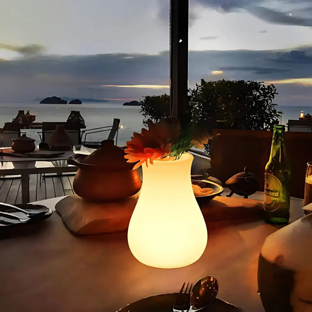 FloraGlow™ Jarrón Luminoso - Lumia Estudio