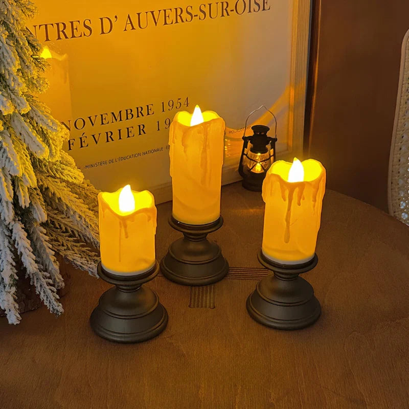 Velas Bloque Sin Llama - Lumia Estudio