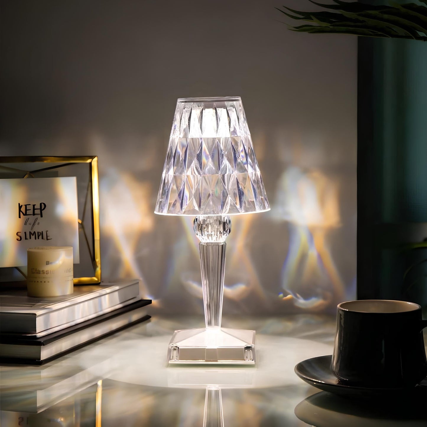 Lámpara de Cristal Brillante - Lumia Estudio