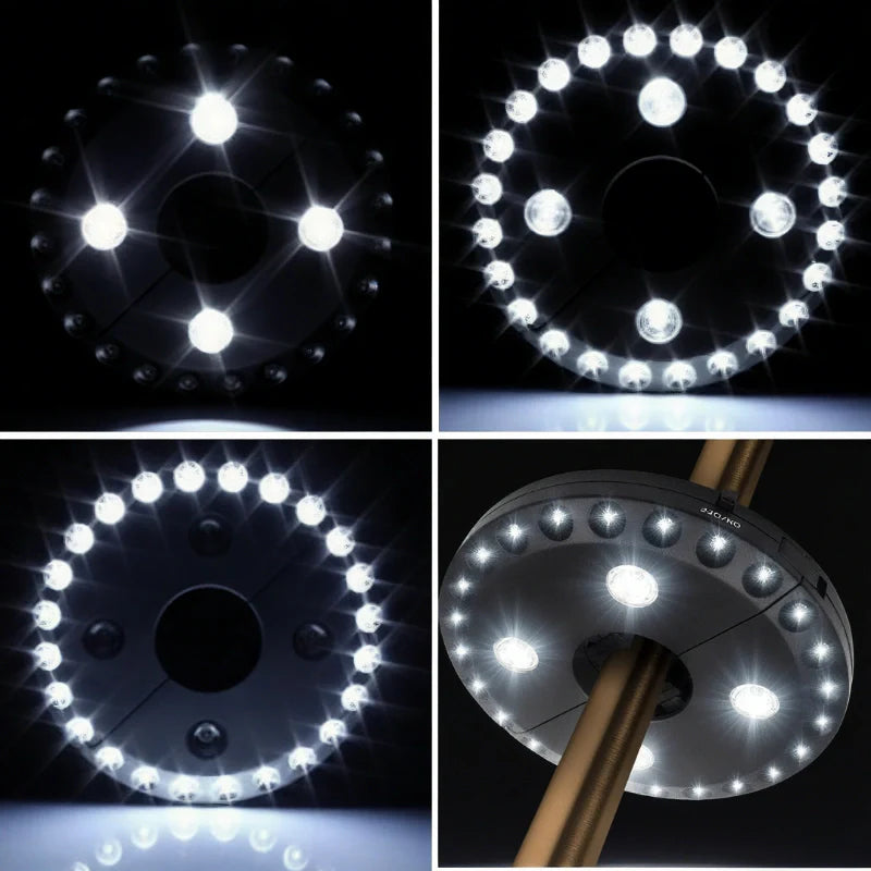 ParasolGlow™ Luz para Sombrilla de Terraza - Lumia Estudio
