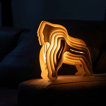 WildCraft™ Lámpara Animal de Madera - Lumia Estudio