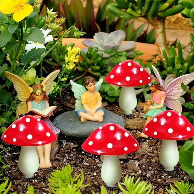 MoonlitMushrooms™ Setas Solares de Jardín - Lumia Estudio