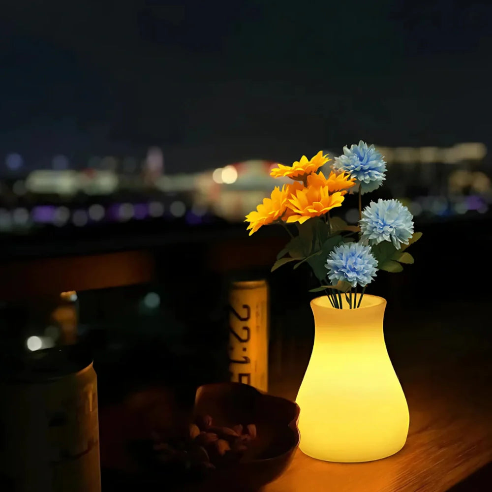 FloraGlow™ Jarrón Luminoso - Lumia Estudio