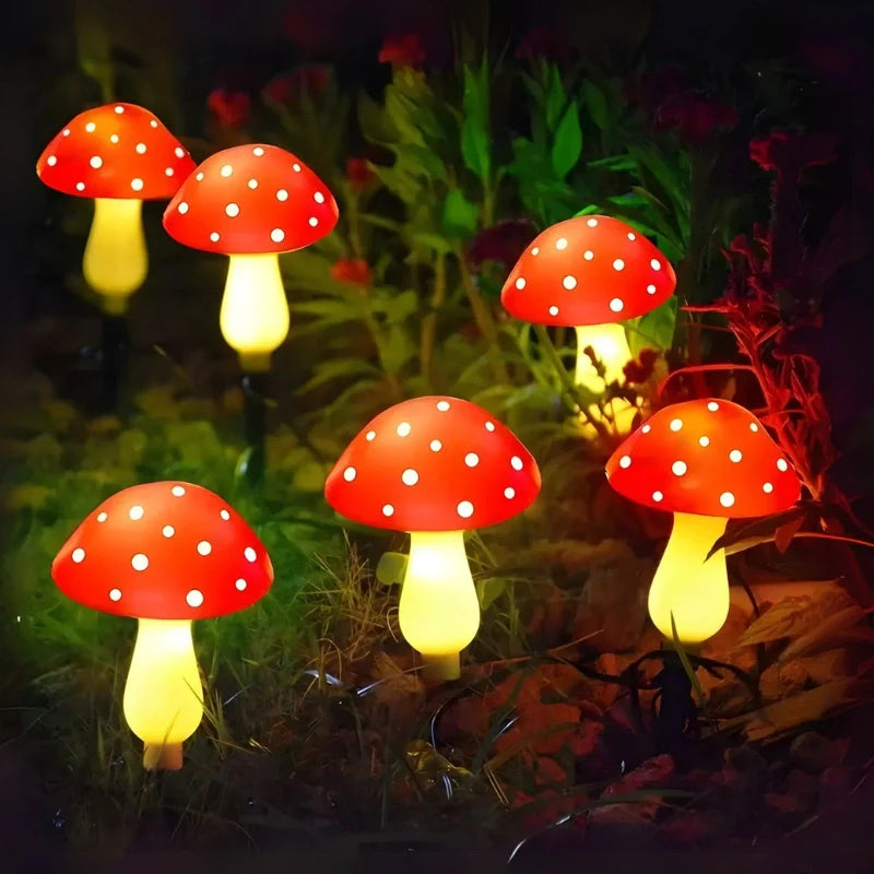 MoonlitMushrooms™ Setas Solares de Jardín - Lumia Estudio