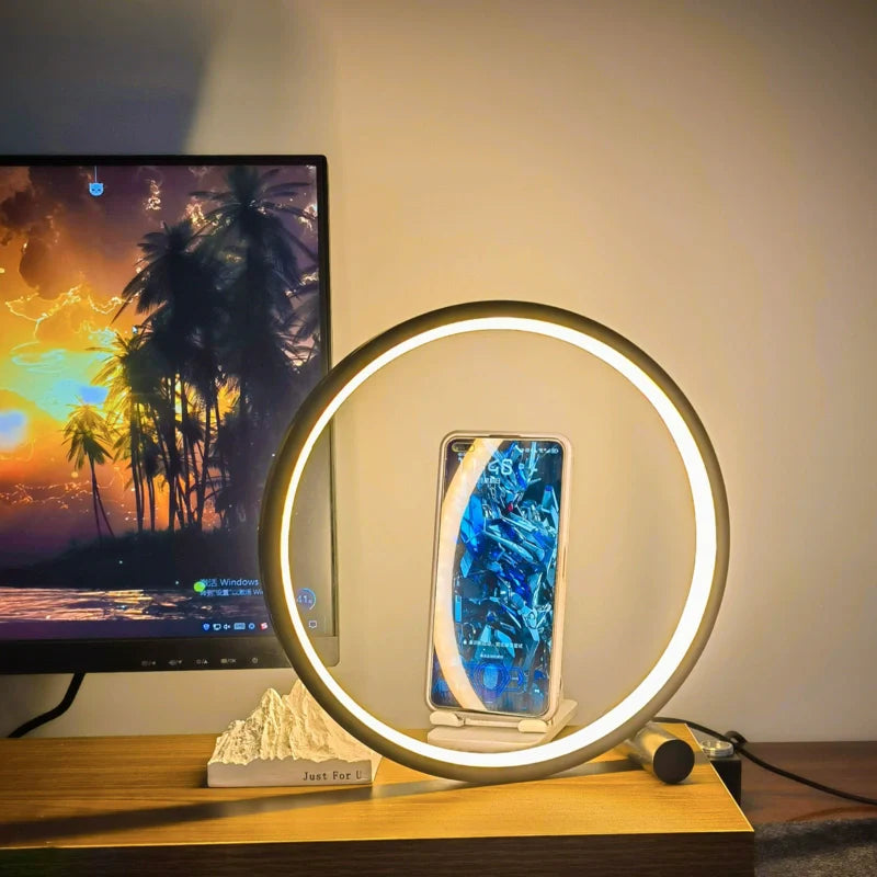 Halo Lámpara de Mesita de Noche - Lumia Estudio