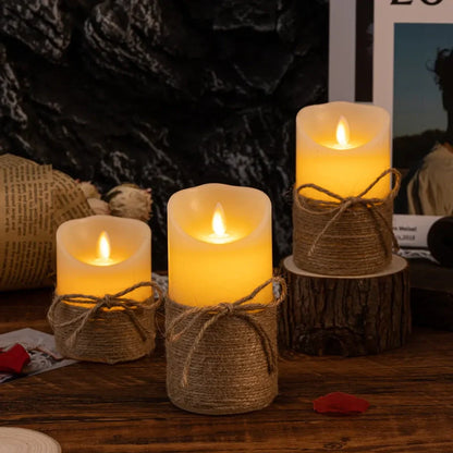 Velas Bloque Sin Llama - Lumia Estudio