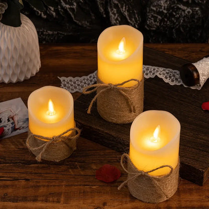 Velas Bloque Sin Llama - Lumia Estudio