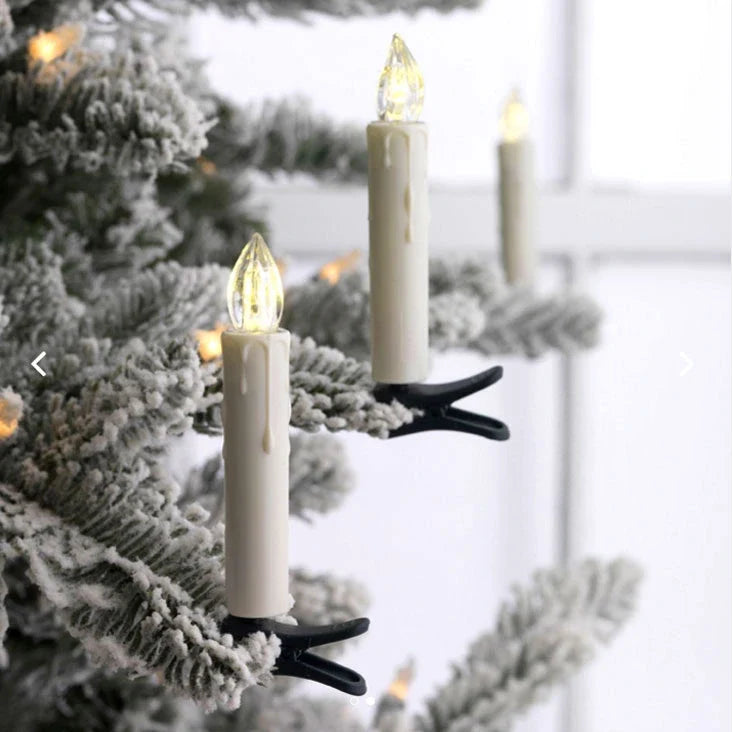 Velas Navideñas con Clip Inalámbricas - Lumia Estudio