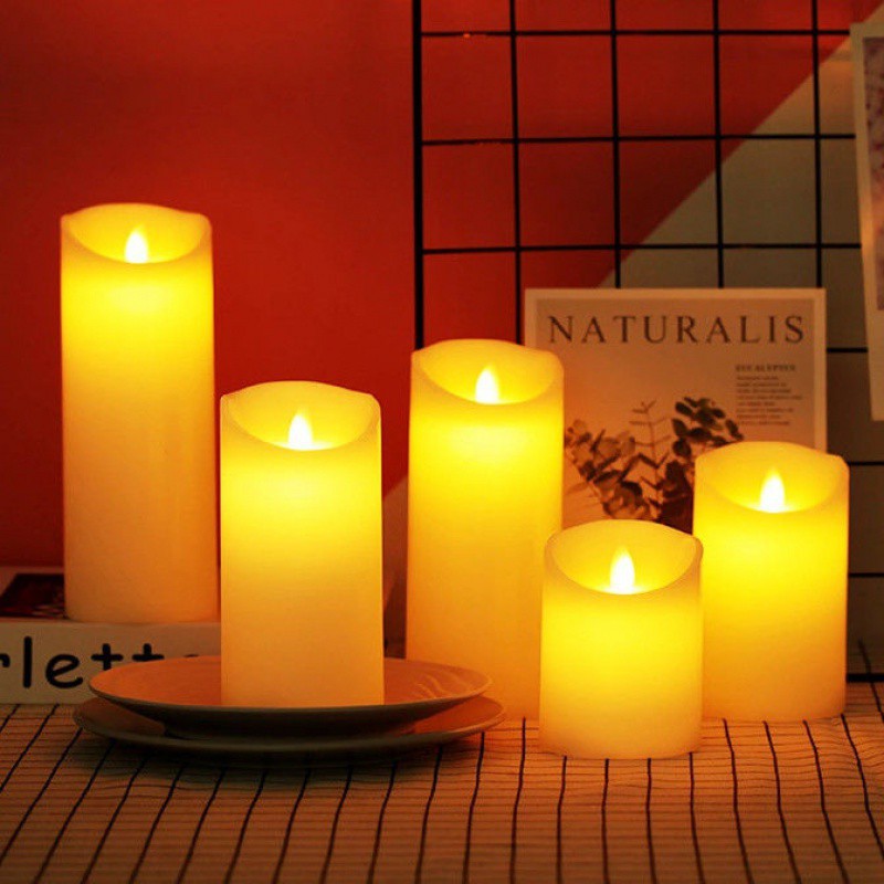 Velas Bloque Sin Llama - Lumia Estudio