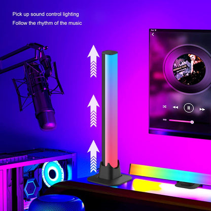 Barras de Luz Rítmica - Lumia Estudio
