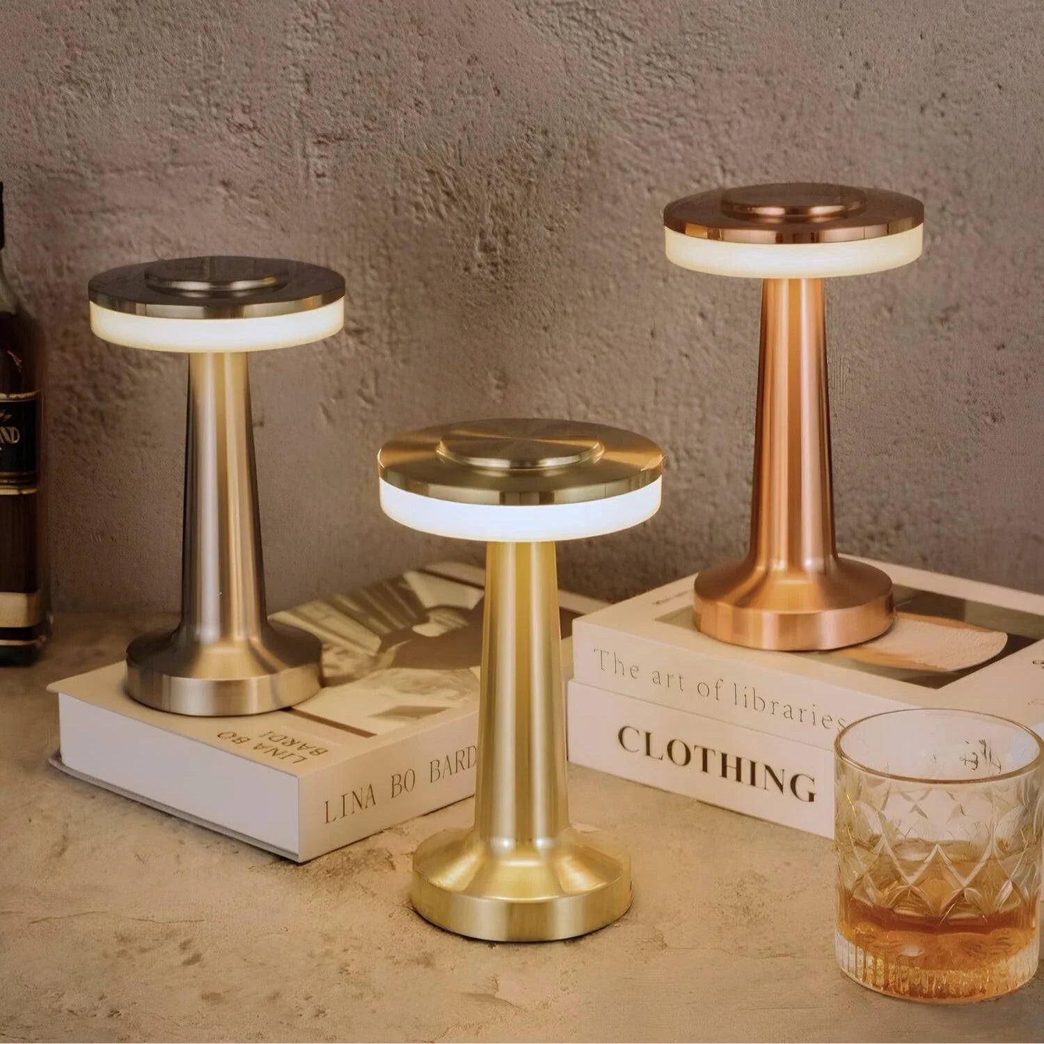 Lámpara de Mesa Retro Bar - Lumia Estudio