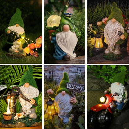 GlowGnomes™ Gnomos Luminosos de Jardín - Lumia Estudio