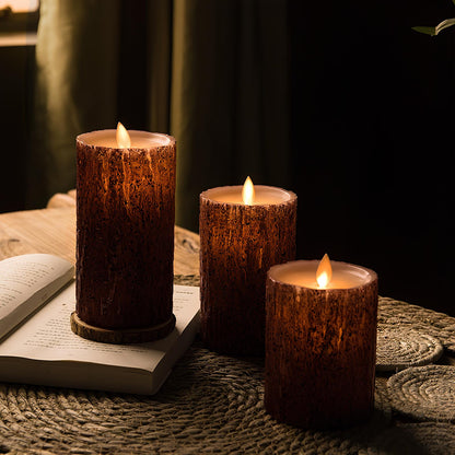 Velas Bloque Sin Llama - Lumia Estudio