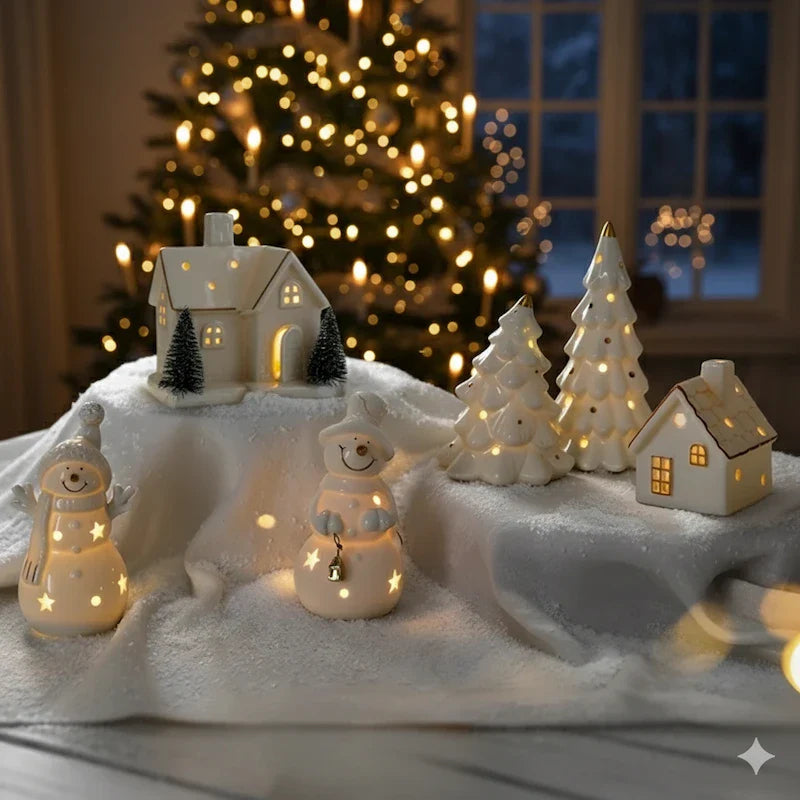 Snowhaven™ Aldea Cerámica Navideña - Lumia Estudio