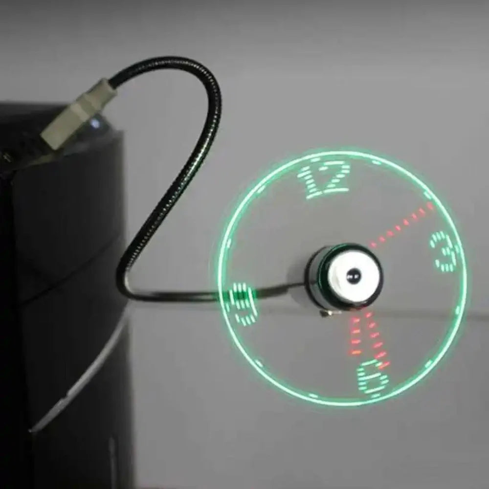 TimeGlow™ Ventilador Reloj - Lumia Estudio