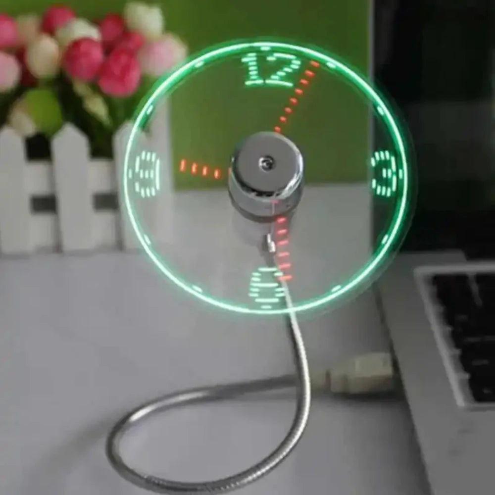 TimeGlow™ Ventilador Reloj - Lumia Estudio