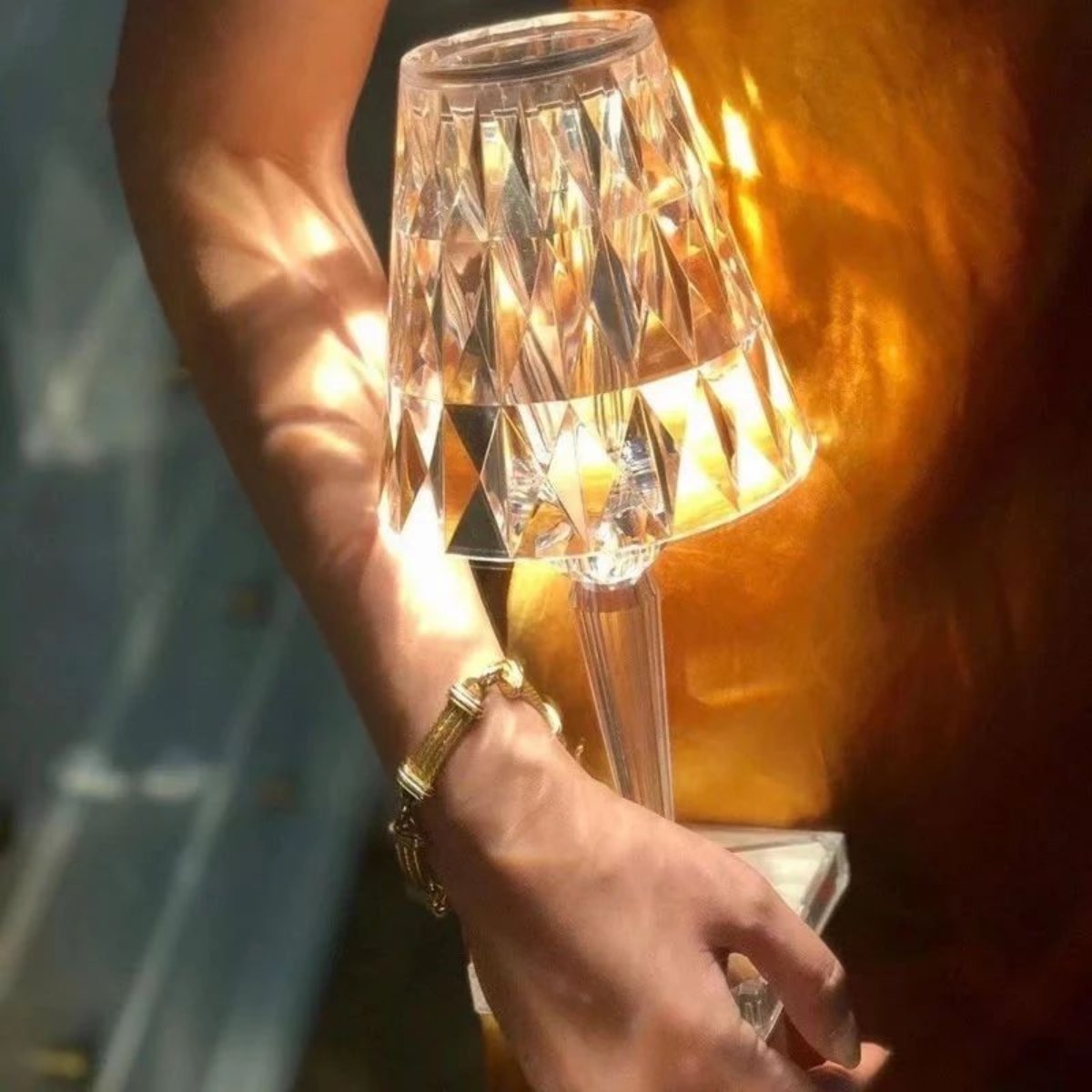 Lámpara de Cristal Brillante - Lumia Estudio