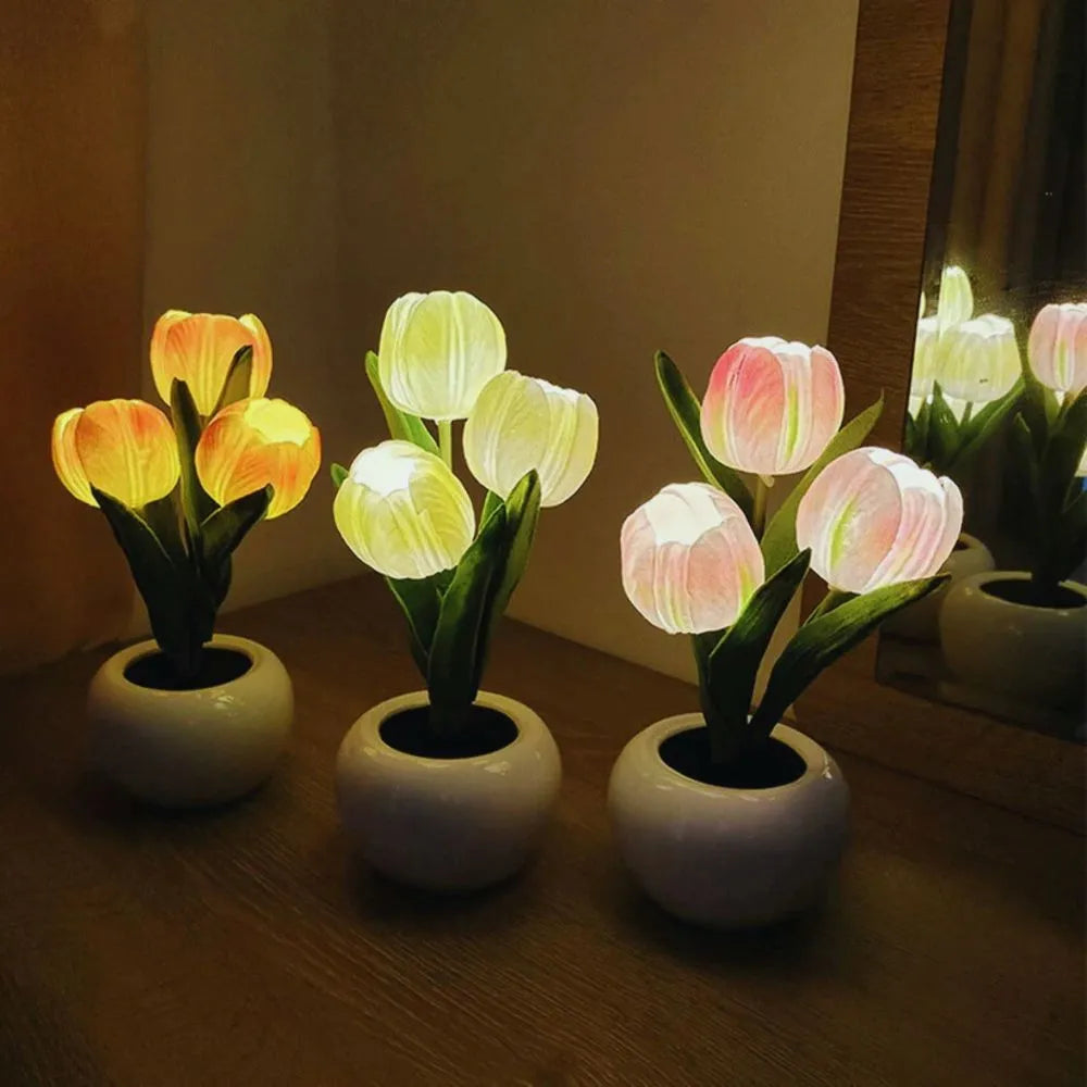 Luz Nocturna Tulipán - Lumia Estudio