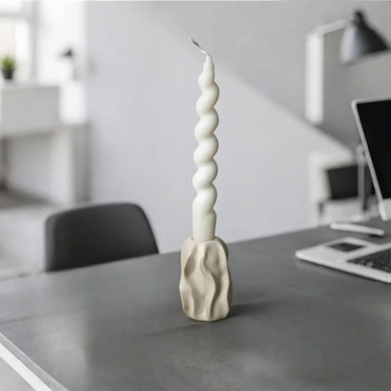 SculptForm™ Portavelas Escultórico - Lumia Estudio